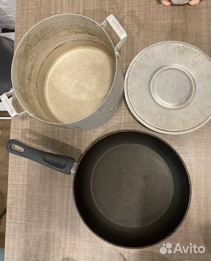Сковорода большая б/у