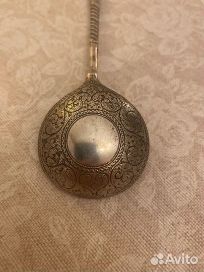 Ложка серебро 84 пробы Сазиков