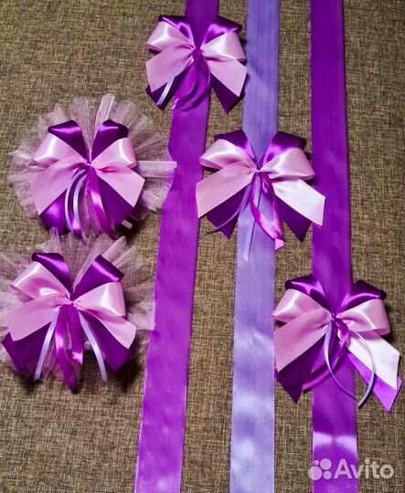 Свадебные ленты на машину