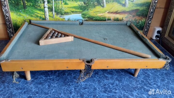 Бильярдный стол детский СССР