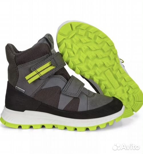 34/35 новые ботинки ecco exostrike kids