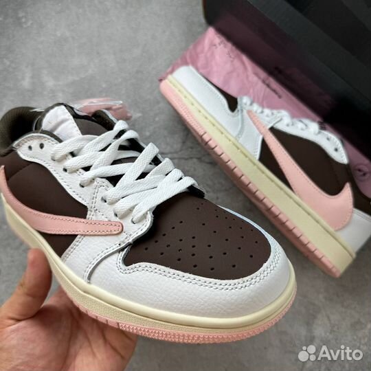 Кроссовки Air Jordan Air 1 Low x Travis Scott Dark