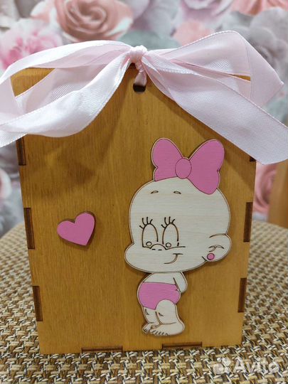 Свадебная коробка для денег