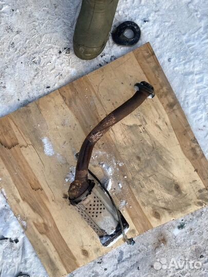 Citroen c3 приемная труба