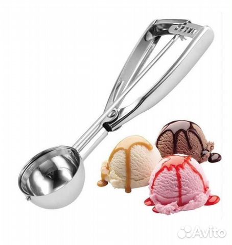 Ложка для мороженого с выталкивателем