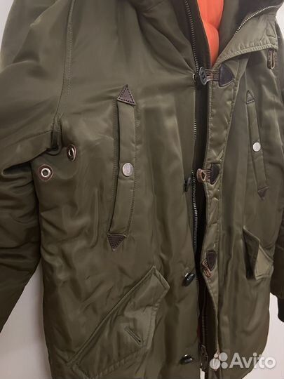 Пуховик мужской Finisterre меховой, 52 размер