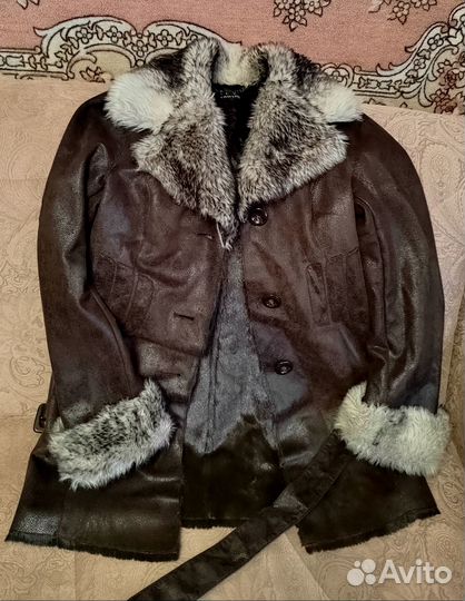 Дубленка облегченая женская, осенняя