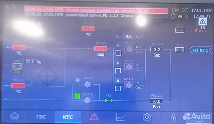 Программирование плк (PLC) HMI Диспетчеризация