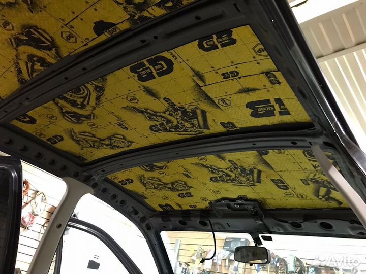 Шумоизоляция 4-х дверей