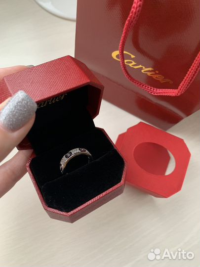 Кольцо Cartier фианиты