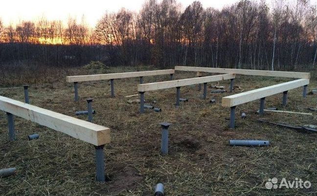 Винтовые сваи толстостенные