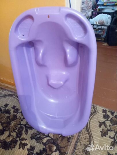 Ванночка для купания с горкой