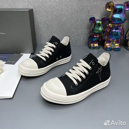 Кеды Rick Owens Pentagram Ramones Low Sneakers