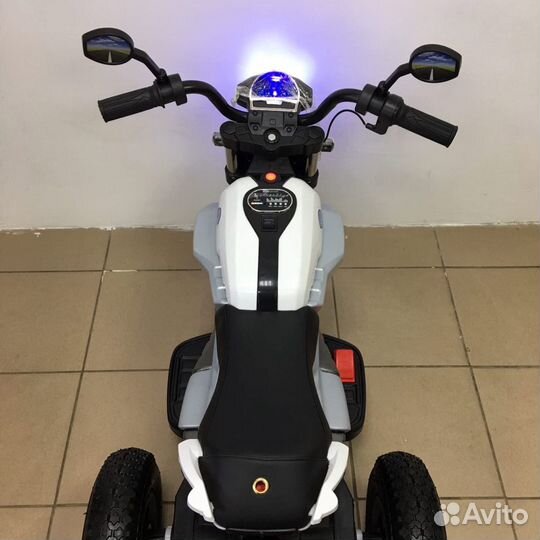 Электромобиль детский - мотоцикл - трицикл