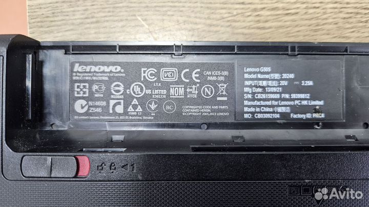 Ноутбук Lenovo g505 на запчасти