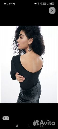 Боди с открытой спиной