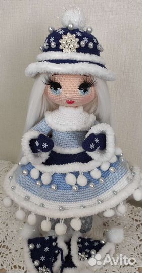 Кукла ручной работы Снегурочка