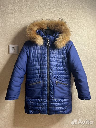 Пуховик для девочки, р. 134