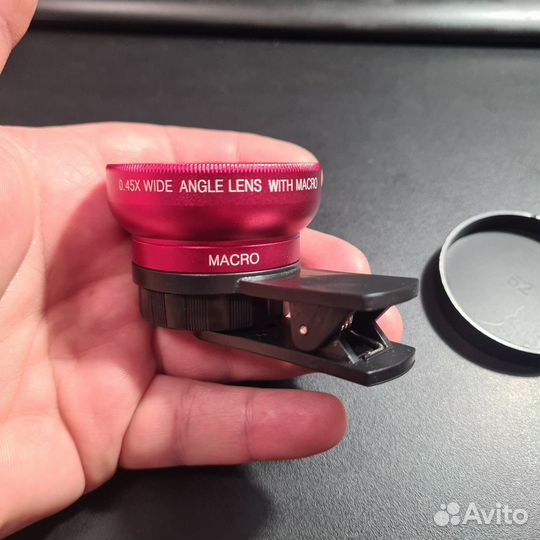 Объектив на прищепке wide angle, macro