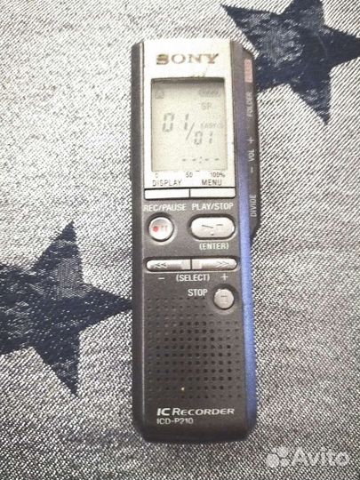 Диктофон sony