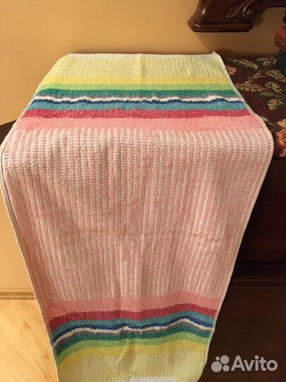 Полотенце махровое 130х45 СССР б/у