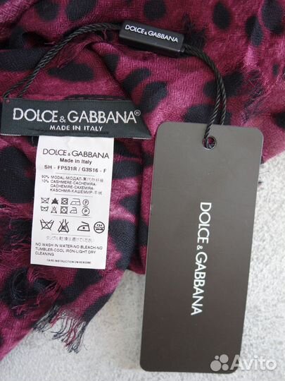 Dolce Gabbana оригинал шарф палантин кашемир