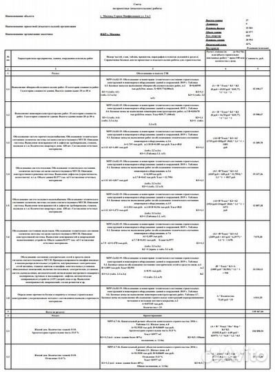 Сметчик. Составление смет, кс-2,3. Услуги сметчик