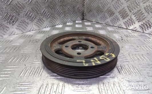 Шкив коленвала демпферный дизельный chevrolet epic