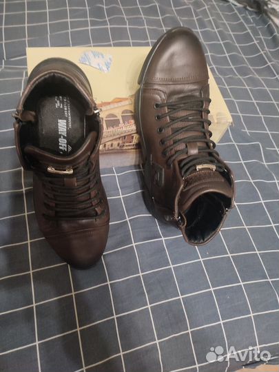 Сапоги мужские кожаные 45 размер