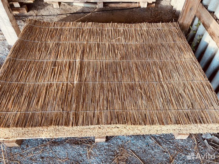 Интерьерные маты из камыша