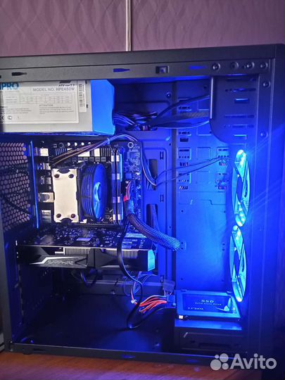 Игровой системный блок Xeon E5 2420 RX 460 4gb
