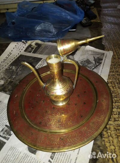 Поднос с лампой