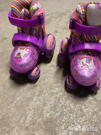 Роликовые коньки детские раздвижные