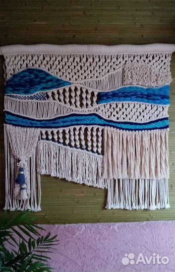 Панно макраме Вивинг