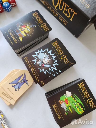 Настольная игра Манчкин. Munchkin quest в коробке