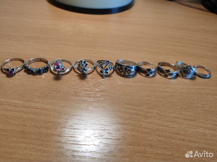 Кольцо серебряное