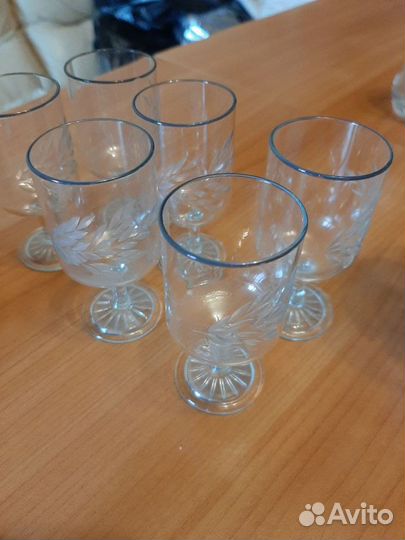 СССР наборы хрустальных рюмок
