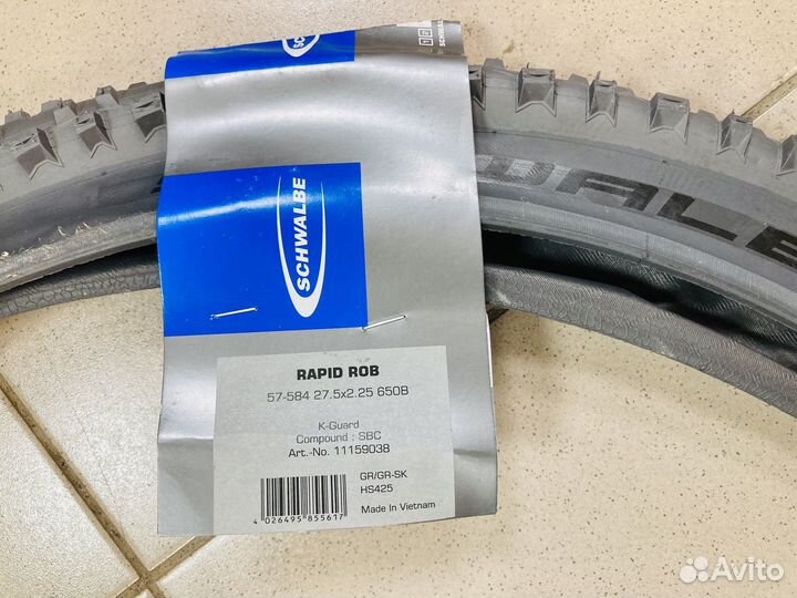 Покрышка Schwalbe Rapid Rob 27.5x2.25