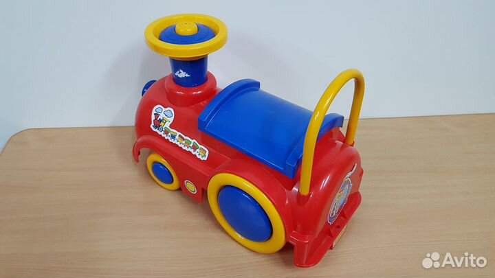 Машина каталка экспресс улыбка нордпласт (новая)