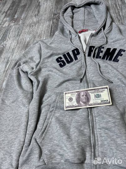Зип худи supreme