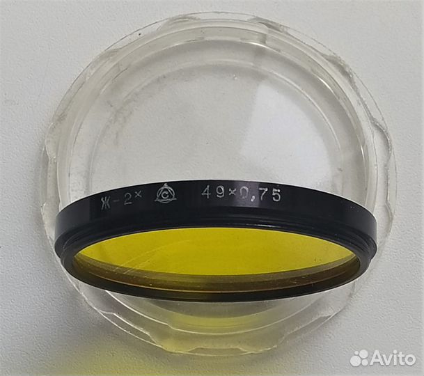 Светофильтр жс-17 49 х 0,75 мм