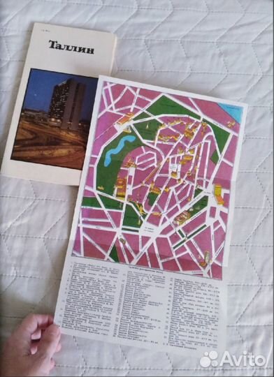 Путеводитель Таллин 1985г и магнит