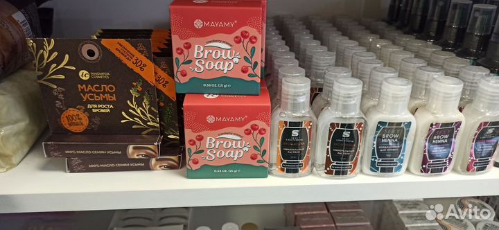 Краска для бровей и ресниц, оксид