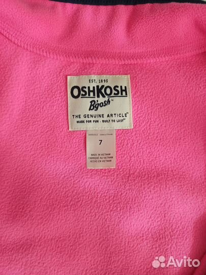 Флисовая толстовка OshKosh B'Gosh, рост 130-135