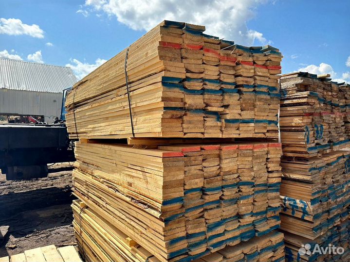 Доска обрезная 2 сорт 25х100x6 без посредников опт
