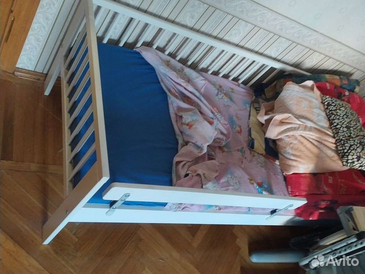 Детская кровать с матрасом IKEA