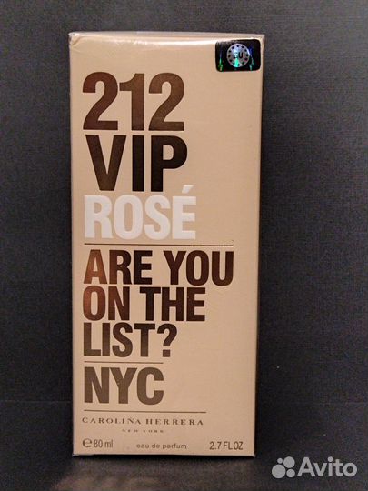 Парфюмерная вода Carolina Herrera 212 Vip Rosé