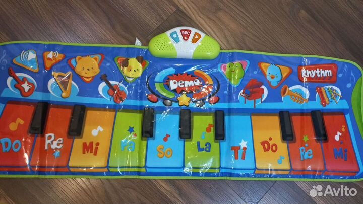 Музыкальный коврик пианино