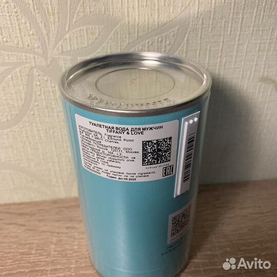 Туалетная вода Tiffany & Co мужская оригинал