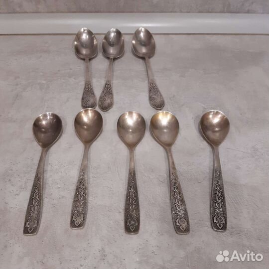 Ложки столовые и десертные мельхиор